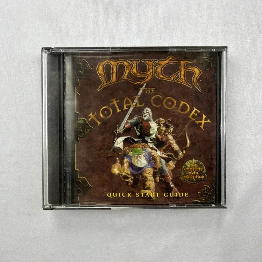 Myth: The Total Codex Big Box + 3 CDs & Jewel Case CD-Rom 1999 Windows 98/99/NT
